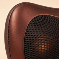 Detalle de los rodillos de masaje shiatsu con calor
